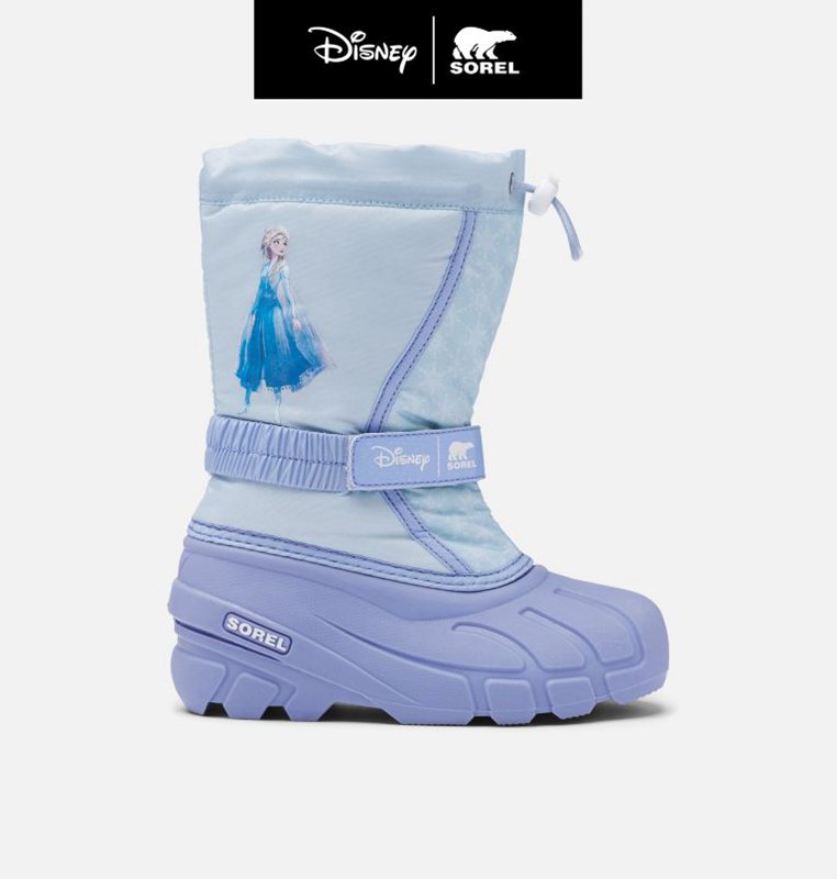 Sorel Çocuk Disney X Youth Flurry™ Frozen 2 –Elsa Edition - Kar Botu Mavi - 259-TYOCHE